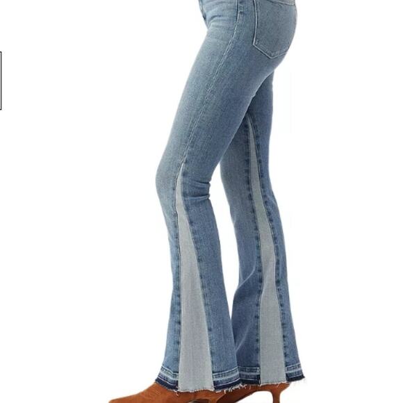 DL1961 Bridget Boot High Rise Instasculpt Jeans Aquarius - Picture 1 of 6